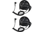 Retevis Walkie Talkie Auricolari Con Cancellazione Del Rumore, Cuffia Radio A 2 Vie, Microfono A Braccio, Controllo Del Volume, Ptt, 2 Pin