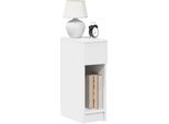 Vidaxl Comodino Con Cassetto Bianco 20X36X60 Cm