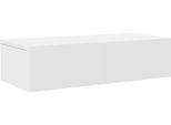 Syfax™ Scaffale A Parete Con Cassetti Bianco 60X26,5X15 Cm Truciolato