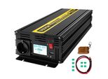 Vevor 230V Inverter Di Tensione, 2500W Pure Sine Wave Inverter, GYS-2500W 12V Dc Pure Sine Wave Power, Pure Sine Wave Inverter Telecomando Con Cavo Schermo Lcd
