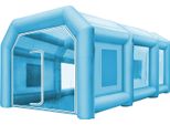 Vevor Tenda Gonfiabile 26X15X10Ft Tenda Gonfiabile Della Cabina Di Verniciatura Tenda Della Cabina Di Verniciatura Dell'auto Stazione Di Lavoro Gigante 210D Tessuto Oxford Con 2 Soffiatori