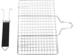 Cestello Per Grigliate Di Pesce Cestello Per Grigliate Di Verdure Pieghevole Rimovibile In Acciaio Inox 304 Cestello Per Grigliate Portatile Accessori Per Grigliate Bbq Per Carne Pesce Verdure