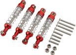 Ammortizzatore Rc, 2 Coppie In Lega Di Alluminio 60 Mm Rosso, Per Modelli Wpl C14 C24 Mn D90 99S
