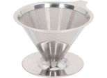 Versare Sopra Il Caffè Dripper 304 In Acciaio Inox Lento Gocciolamento Caffè Filtro Riutilizzabile Caffettiera Accessorio