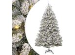 Vidaxl Albero Di Natale Artificiale Verde E Bianco 300 Cm Pvc E Metallo