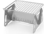 Barbecue Da Campeggio Pieghevole Portatile Staccabile In Acciaio Inox Per Esterni Per Picnic, Escursioni, Feste E Terrazze