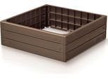Letto Rialzato 75,6Cm Base Legno IBWS-7587U Mattone Rustico Plastica