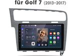 10 Zoll 6+128GB Android Autoradio FüR Vw Golf Vii MK7 2013-2017 Wireless Carplay Android Auto 4G Wifi Gps Navigation 8Kern Rds Dsp Dab+ Bt Silber