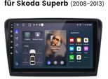 10 Pollici 6+128GB Android Autoradio Per Skoda Superb Ii Estate 3T 2008-2013 Wireless Carplay Android Auto 4G Wifi Gps Navi 8Kern Rds Dsp Dab+ Bt