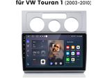 10 Pollici 6+128GB Android Autoradio Per Vw Touran 1T1 1T2 1T3 2003-2010 Wireless Carplay Android Auto 4G Wifi Gps Navi 8Kern Rds Dsp Dab+ Bt Argento