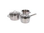 Wmf Provence Plus Topf-Set Bratentopf (2,5L), FleischtöPfe(1,9L), (3,3L), (5,7L), Stielkasserolle (1,7L) Silber