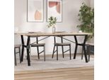 Maison Exclusive - Tavolo Da Pranzo Telaio A Y 180X90X75,5 Cm Legno Pino E Acciaio