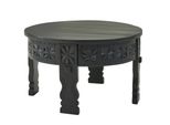 Wohnling WL6.349 Design Couchtisch Schwarz Mango 60 Cm X 60 Cm X 36 Cm