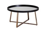 Wohnling WL6.002 Design Couchtisch Gold Mit Glasplatte 78 Cm X 42,5 Cm X 78 Cm