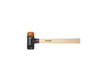 Wiha 26613 Martello Martello A Colpo Morto Nero, Arancione, Legno
