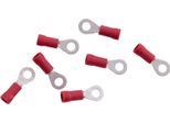 Connettore Ad Anello Connettore A Crimpare Isolato Sezione: 0,25 - 1,0 Mm², Foro Per Occhiello: 4,3 Mm / M4, Rosso (Dresselhaus) Venduto Solo In Confezioni Da 7, Prezzo Per Confezione