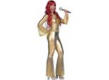 Costume Da Discoteca Da Donna Anni '70 Costume Di Carnevale Oro