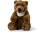 Wwf - Peluche - Grizzly (Seduto, 20 Cm) Figura Di Peluche Realistica Di Peluche Di Peluche