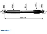 Ammortizzatore Per Gancio Di Traino AL-KO Valeryd, Adatto Per 120SR / SR1 / Sv Versione B, Cc=230/345