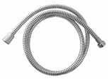 Tubo Doccia Viking (630229) Tubo Doccia, Pvc Nero/Argento, 150 Cm, Orientabile, Pvc