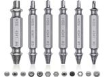 6Pcs Set Di Estrattori Di Viti Rotte, Strumento Di Rimozione Delle Viti Danneggiate E Spogliate