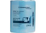 Panno Di Pulizia Wypall X60 8371 L380Xl315Ca.Mm Blu A 1 Velo, Perforato, Goffrato