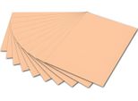 Folia 6145042 50 Cartoncini Fotografici - A4, Albicocca(T)