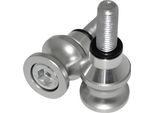 Forniture Per Officina Bobine, Alluminio, Argento, M10 X 1,25 Mm, Coppia