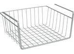 Metaltex Cestino Portaoggetti Kanguro Da Appendere 50 X 26 Cm Metallo Argento