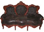 Casa Padrino Set Divano Barocco King Brown / Brown - Mobili Barocchi