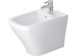 Duravit Bidet Sur Pied Durastyle Back To Wall 57Cm Avec Trop-Plein, Avec Plage De Robinetterie, 1 Trou De Robinetterie, 2284100000, 2284100000