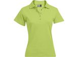 Polo Interlock Damen, Wilde Limette, Xl