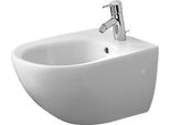 Duravit Bidet Mural Architec 570Mm Avec Trop-Plein, Avec Plage De Robinetterie, 1 Trou Pour Robinetterie, Blanc, 2531150000, 2531150000