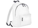 Bagbase BG125J | Zaino Junior Fashion Kids | 28 X 38 X 19 Cm - Colore: Bianco/Grigio Grafite - Dimensioni: 28 X 38 X 19 Cm