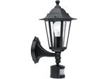Eglo Applique Da Esterno Laterna 4 Con Rilevatore Di Movimento 60 W Nero 22469
