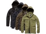 Giacca Vintage Industries Darren Parka, Colore:Drab Oliva, Taglia:Xl