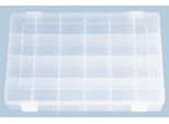 Scatola Di Cartone Pp, 24 Scomparti, Trasparente