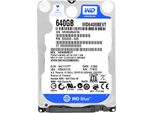 Disco Rigido Wd 640Gb WD6400BEVT 8Mb Cache 5400Rpm Sata Ii 2,5" Pollici Blu"