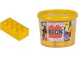 Simba 104118857 - Mattoncini Blox In Latta, Giocattolo Da Costruzione, 40, Giallo