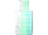 Biancheria Da Letto Hahn Renforce A Scacchi Verde Blu, 135X200 Cm + 80X80 Cm