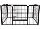 Pawhut Cucciolo Di Cane Recinto All'aperto Recinto Per Cuccioli Recinto Per Cuccioli 70 X 80 Cm