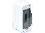 Quadro Di Distribuzione Piccolo Montato In Superficie 2 Moduli Trasparente, Scatola Portafusibili Scatola Di Distribuzione
