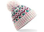 Beechfield B458 | Blizzard Bobble Beanie Cappello Invernale - Colore: Sherbet Dip - Taglia: Unica