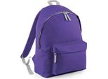 Bagbase BG125J | Zaino Junior Fashion Kids | 28 X 38 X 19 Cm - Colore: Viola/Grigio Chiaro - Dimensioni: 28 X 38 X 19 Cm
