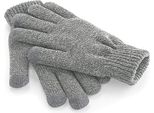 Beechfield Uomo Donna Guanti Touchscreen Smart Guanti 2 Taglie (Grigio, S/M)
