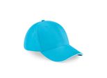 Berretto A 6 Pannelli Beechfield B20 | Athleisure - Colore: Surf Blue/White - Taglia: Unica