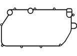Guarnizione Radiatore Olio Elring Guarnizione 157.540 Lato Motore Per Scania 4 - Serie Aem (Gomma Etilene-Acrilato)