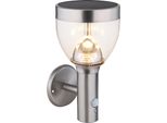 Globo Lighting Luce Solare In Acciaio Inox, Led