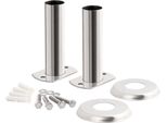 Supporto Per Scala Da Piscina Zelsius In Acciaio Inox | Ø 40 Mm | Set Di Montaggio Per Scala Da Piscina Con Tubo Flangiato