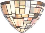 Clayre & Eef Applique Tiffany 30X16X18 Cm Marrone Beige Vetro